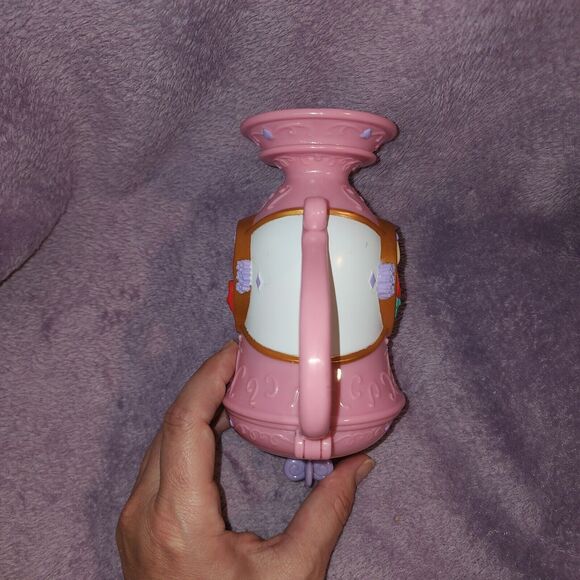 Disney On Ice The Little Mermaid Princess Ariel pink Plastic Cup with Flip Lid - Picture 6 of 6